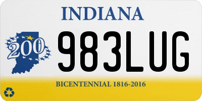 IN license plate 983LUG