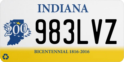 IN license plate 983LVZ