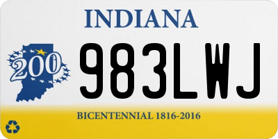 IN license plate 983LWJ