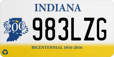 IN license plate 983LZG