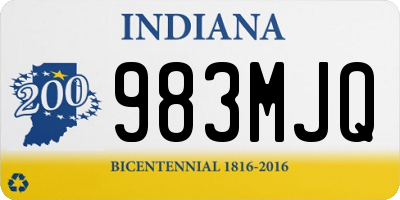 IN license plate 983MJQ