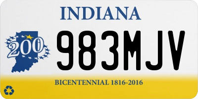 IN license plate 983MJV