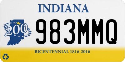 IN license plate 983MMQ