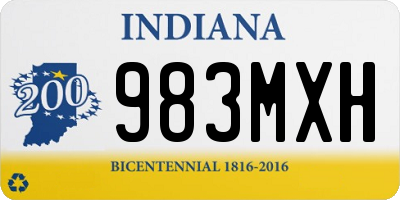 IN license plate 983MXH