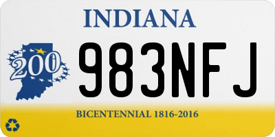 IN license plate 983NFJ