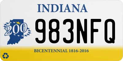 IN license plate 983NFQ