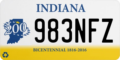 IN license plate 983NFZ