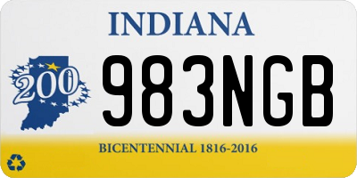 IN license plate 983NGB