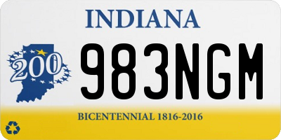 IN license plate 983NGM