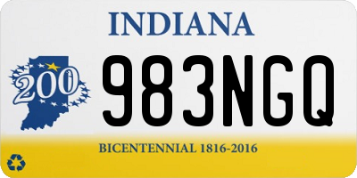 IN license plate 983NGQ