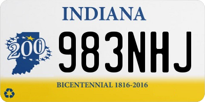 IN license plate 983NHJ