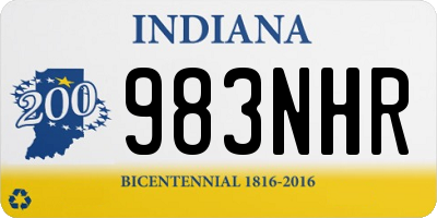 IN license plate 983NHR