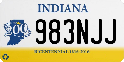 IN license plate 983NJJ