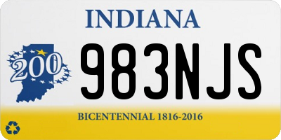 IN license plate 983NJS