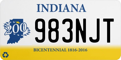 IN license plate 983NJT