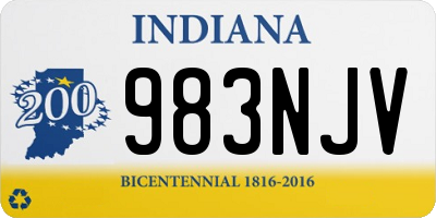 IN license plate 983NJV