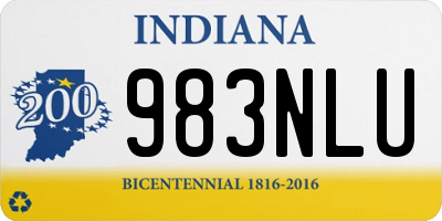 IN license plate 983NLU