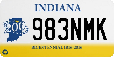 IN license plate 983NMK