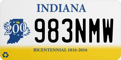 IN license plate 983NMW