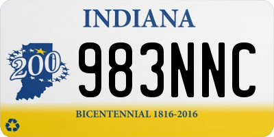 IN license plate 983NNC