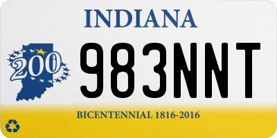 IN license plate 983NNT