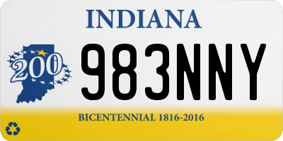 IN license plate 983NNY