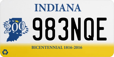 IN license plate 983NQE
