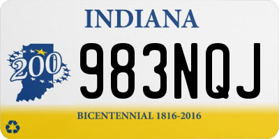 IN license plate 983NQJ