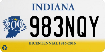 IN license plate 983NQY