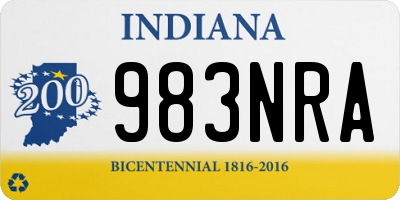IN license plate 983NRA