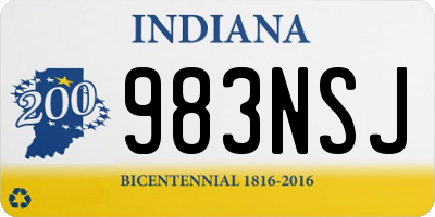 IN license plate 983NSJ