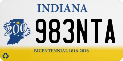 IN license plate 983NTA