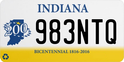 IN license plate 983NTQ