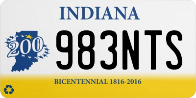 IN license plate 983NTS