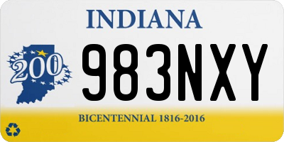 IN license plate 983NXY