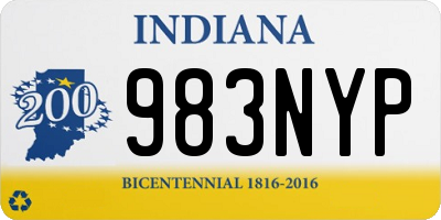 IN license plate 983NYP