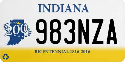 IN license plate 983NZA