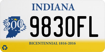 IN license plate 983OFL