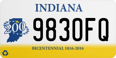 IN license plate 983OFQ