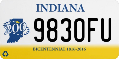 IN license plate 983OFU