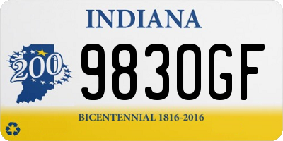 IN license plate 983OGF