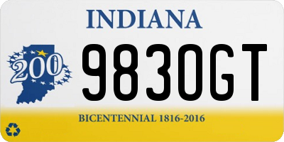 IN license plate 983OGT