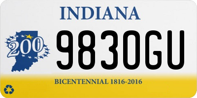 IN license plate 983OGU