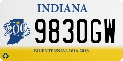 IN license plate 983OGW