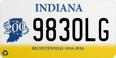 IN license plate 983OLG