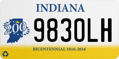 IN license plate 983OLH