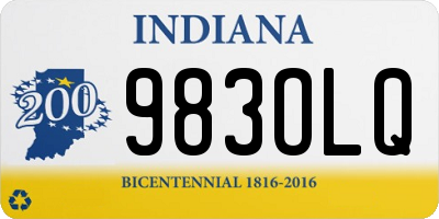 IN license plate 983OLQ