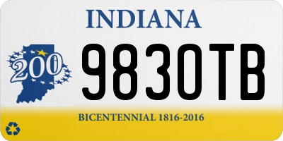IN license plate 983OTB