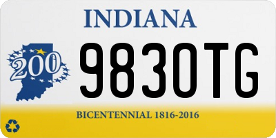 IN license plate 983OTG
