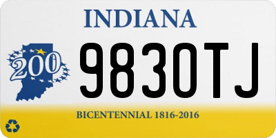 IN license plate 983OTJ